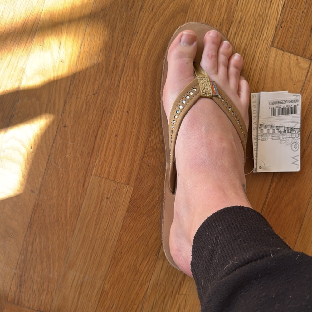 Rainbow Women's Tan Sandals - Picture 7 of 8